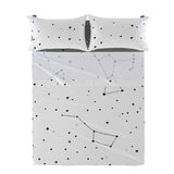 Constellation Cotton Flat Sheet, White