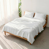 White Basic cotton flat sheet