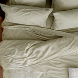Basic Cotton Duvet Cover, Clay Beige