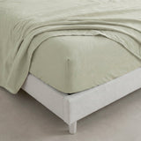 Basic Cotton Fitted Sheet, Clay Beige