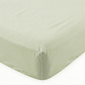 Clay Beige Basic cotton fitted sheet
