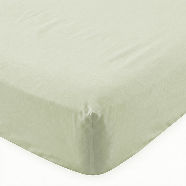 Clay Beige Basic cotton fitted sheet