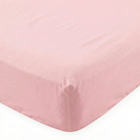 Pale Pink Basic cotton fitted sheet