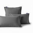 Dark Grey Basic cotton pillowcase