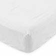 White Basic cotton fitted sheet