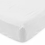 White Basic cotton fitted sheet