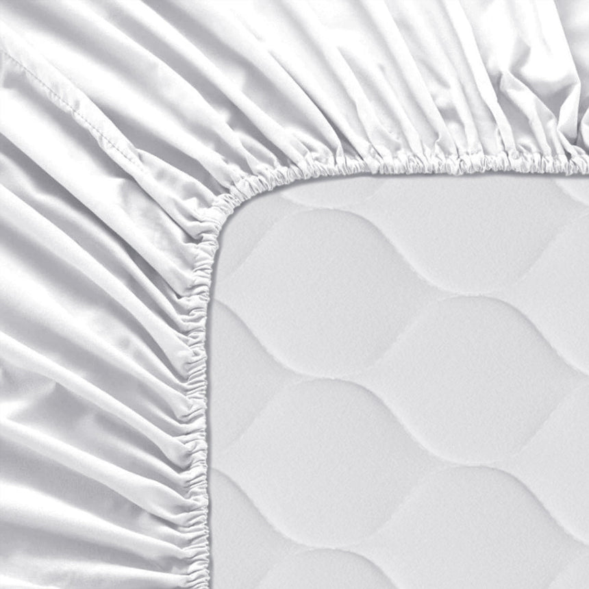 Fitted Sheet Basic White