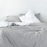 Light Grey basic duvet cover