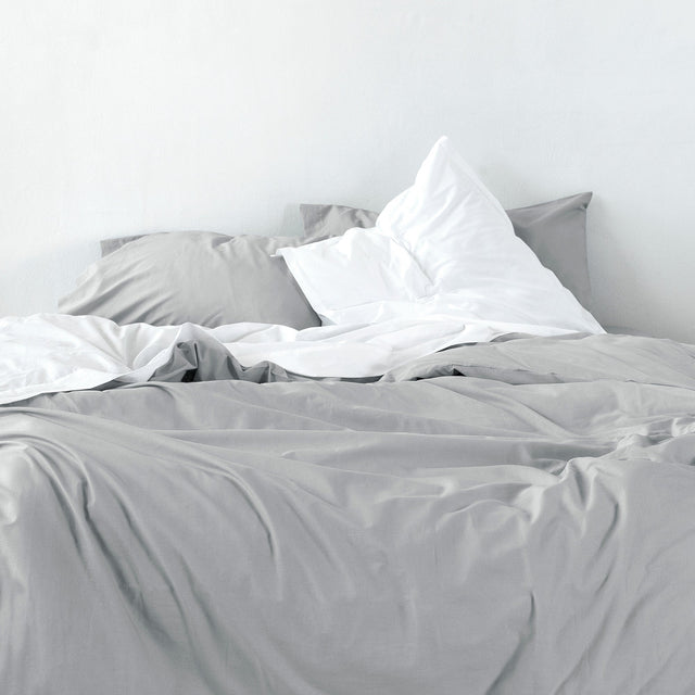 Light Grey basic duvet cover