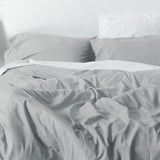 Basic Duvet Cover, Light Grey