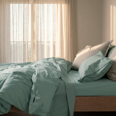 Basic Cotton Duvet Cover, Mint