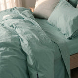 Basic Cotton Duvet Cover, Mint