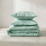 Basic Cotton Duvet Cover, Mint