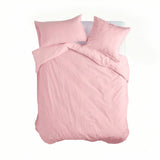 Basic Cotton Duvet Cover, Pale Pink