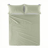 Basic Cotton Flat Sheet, Clay Beige