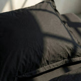 Basic Cotton Pillowcase, Black