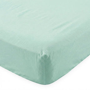 Mint basic cotton fitted sheet