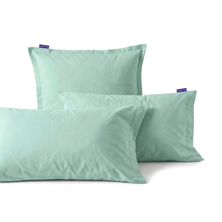 Mint Basic cotton pillowcase