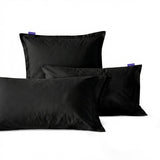 Black Basic cotton pillowcase