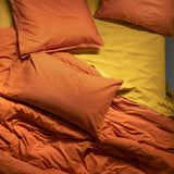 Basic Cotton Duvet Cover, Terracotta