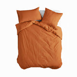 Basic Cotton Duvet Cover, Terracotta