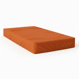 Basic Cotton Fitted Sheet, Terracotta