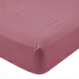 Magenta Basic cotton fitted sheet
