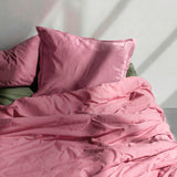 Basic Cotton Pillowcase, Magenta
