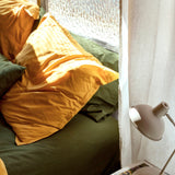 Basic Cotton Pillowcase, Mustard