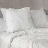 Basic Percale Cotton Pillowcase, White