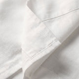 Basic Percale Cotton Flat Sheet, White