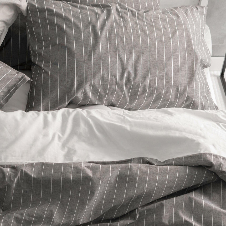 Pillowcase Oxford Grey