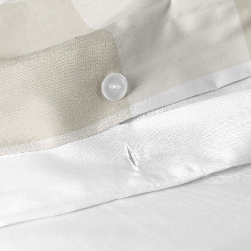 Gingham Funda nórdica Beige