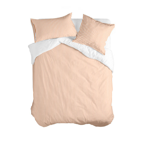Duvet Cover Layering Peach