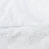 Waterproof Cotton Terry Pillow Protector, White