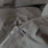Basic Cotton Duvet Cover, Dark Grey