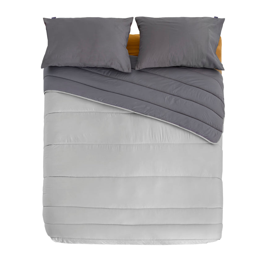 Basic Reversible Comforter, 300 g, Grey