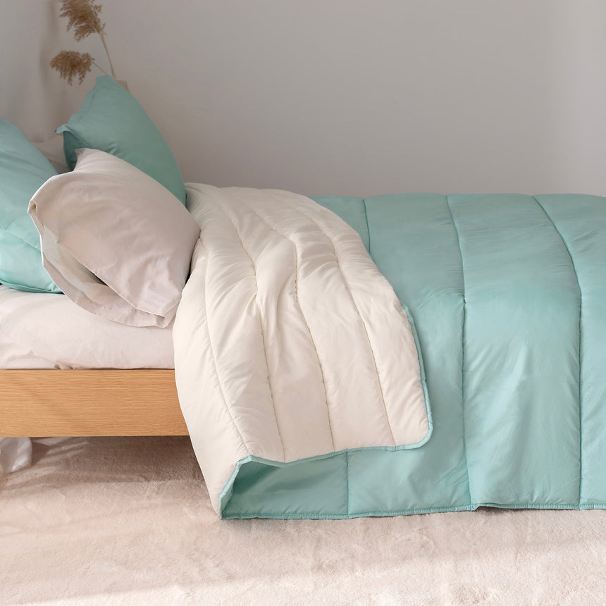 Basic Reversible Comforter, 300 g, Mint