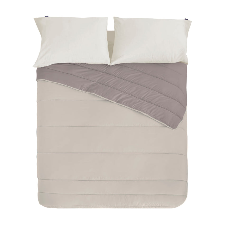 Basic Reversible Comforter, 300 g, Beige