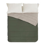 Basic Reversible Comforter, 300 g, Olive Green