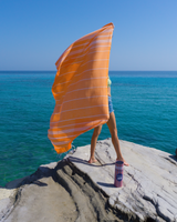 Ipanema Quick-Dry Hammam Towel, Orange