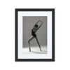 Timeless Grace – Black & White Dance Framed Poster #1 (21.5" H x 17.5" W)