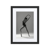 Timeless Grace – Black & White Dance Framed Poster #1 (21.5" H x 17.5" W)
