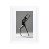 Timeless Grace – Black & White Dance Framed Poster #1 (21.5" H x 17.5" W)