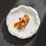 Rock Edge Matte Ceramic Plate