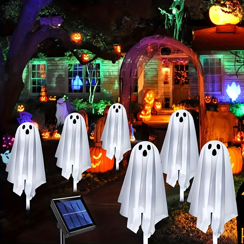 Solar Ghost Garden Lights, 6 Pack