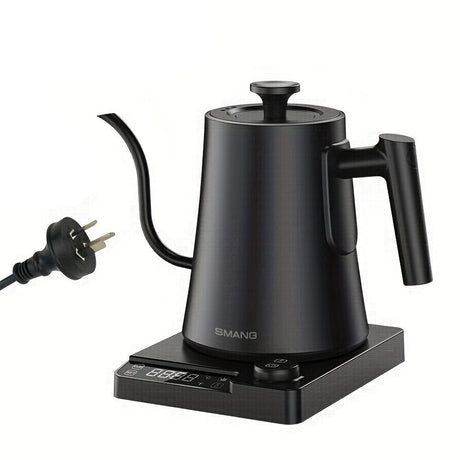 Black Gooseneck Electric Kettle, 1200W