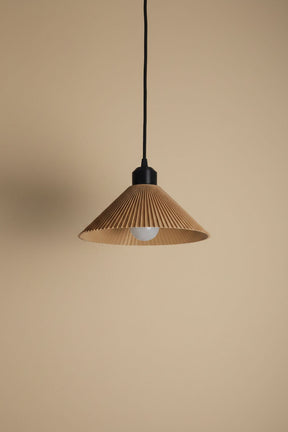 Colt pendant light in plant-based composite, narrow shade