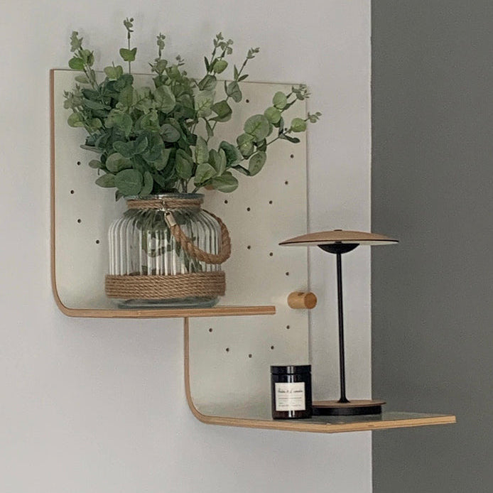 Wall Shelf Brera, Wood Floating Shelf