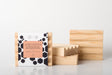 Handmade pine soap dish with draining slots